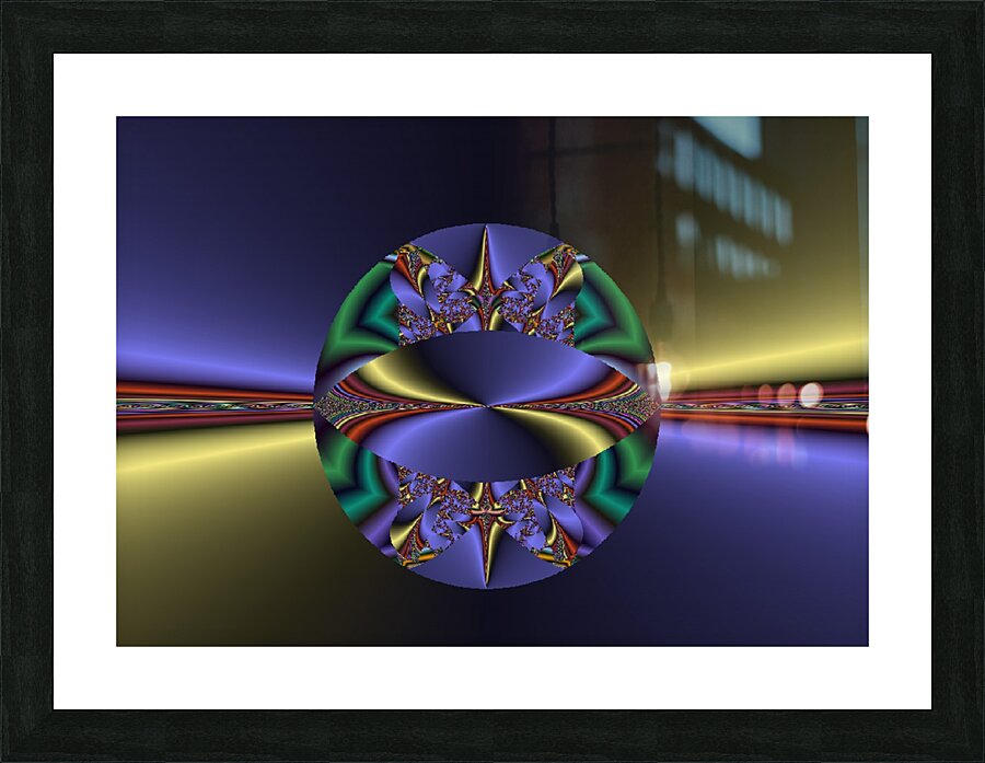 Fractal Pattern 4 Picture Frame print