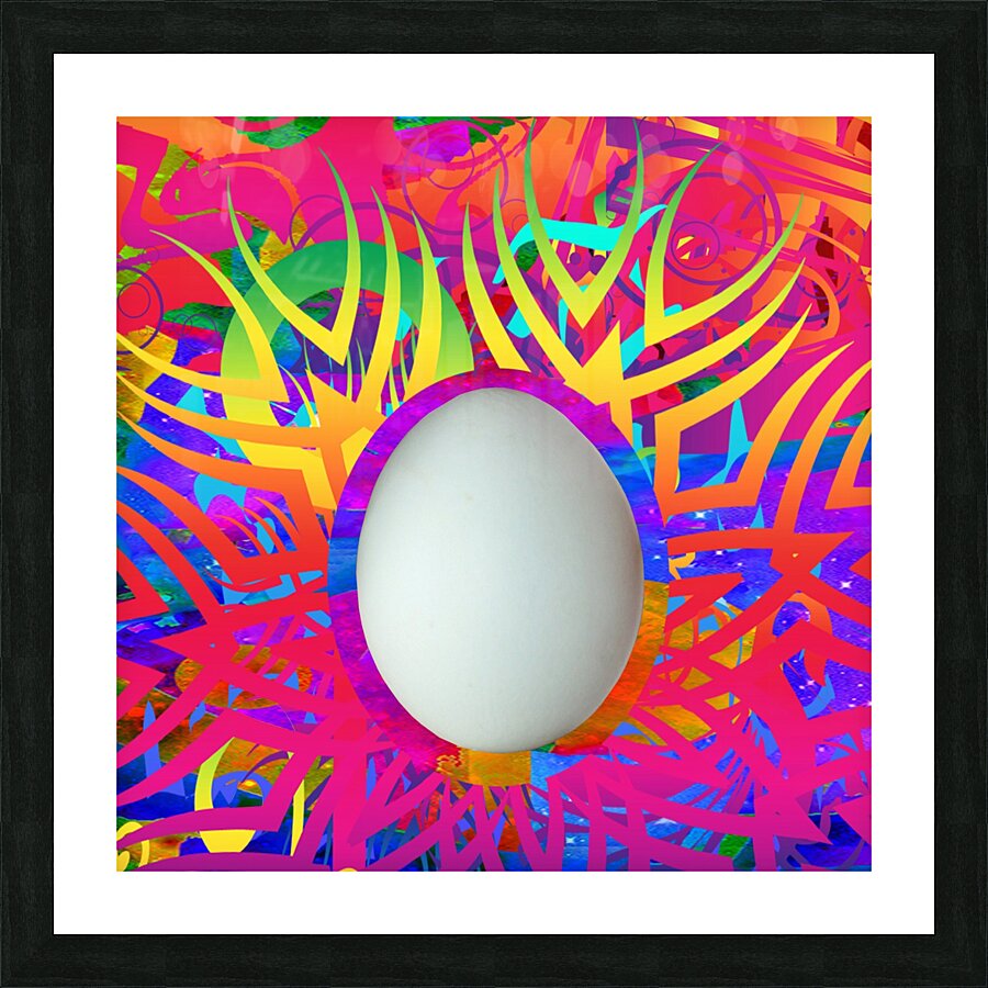 Egg Rebirth Picture Frame print