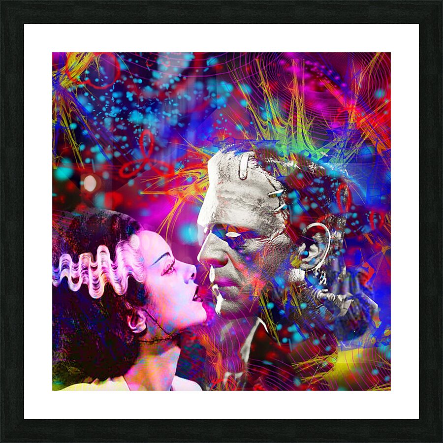 Frankenstein s Bride Picture Frame print