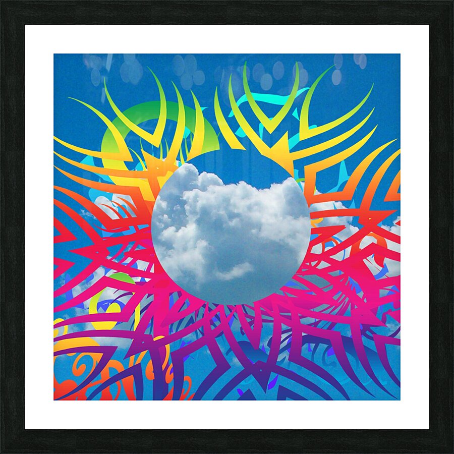 Abstract Clouds Picture Frame print