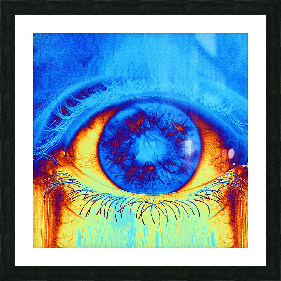 Psychedelic Eye Picture Frame print
