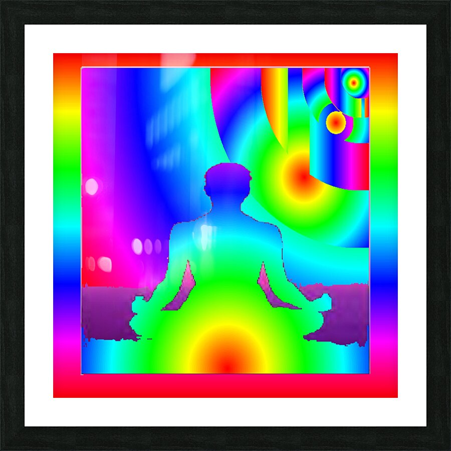Cosmic Meditation Picture Frame print