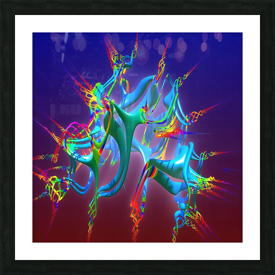 Neurons Connection Picture Frame print