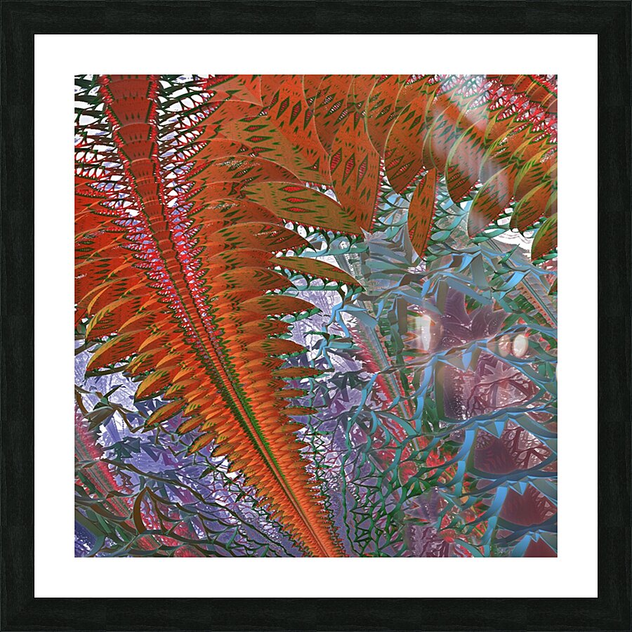 Flying through the Jungle Picture Frame print