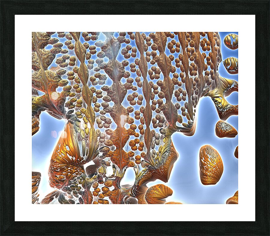 Abstract Rock Pool Picture Frame print