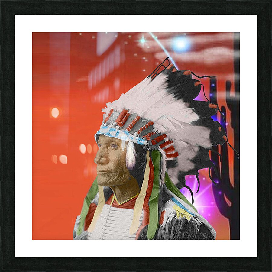 Native American Picture Frame print