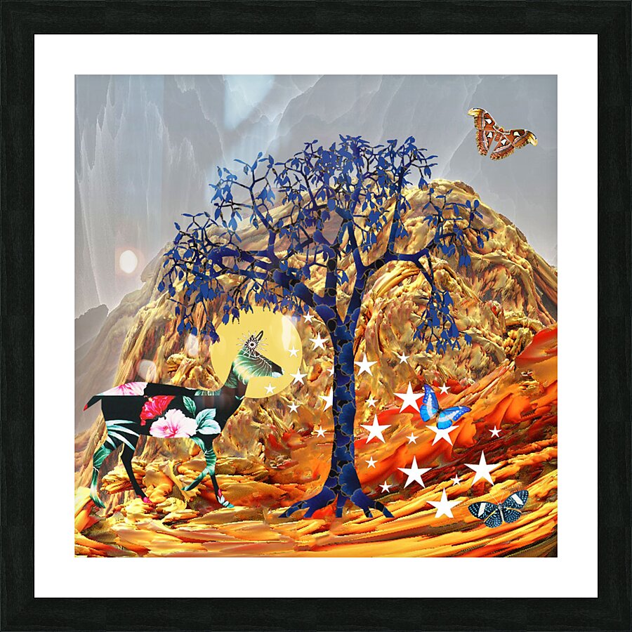 Magical Tree Picture Frame print