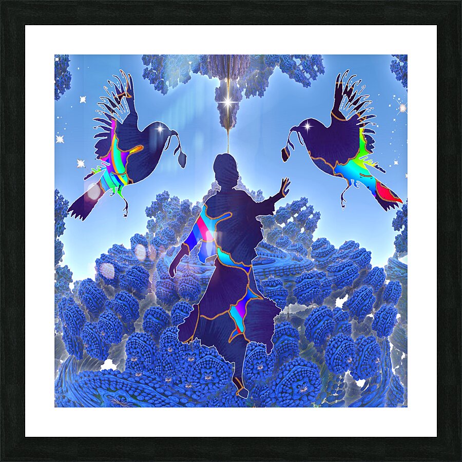 Dancing with Nature Picture Frame print