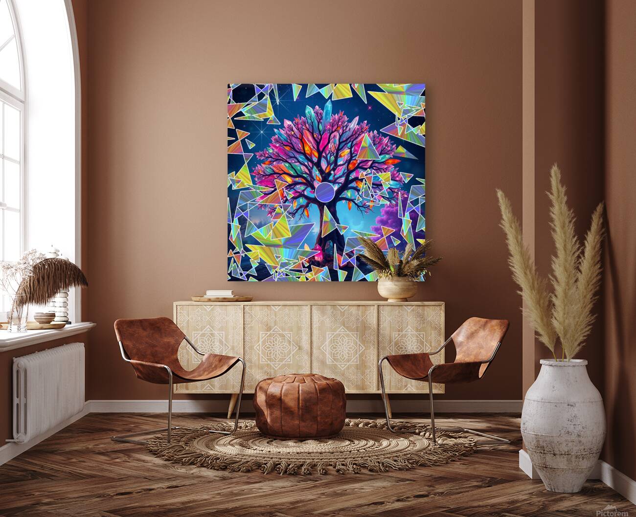 Crystal Abstract Tree Reproduction