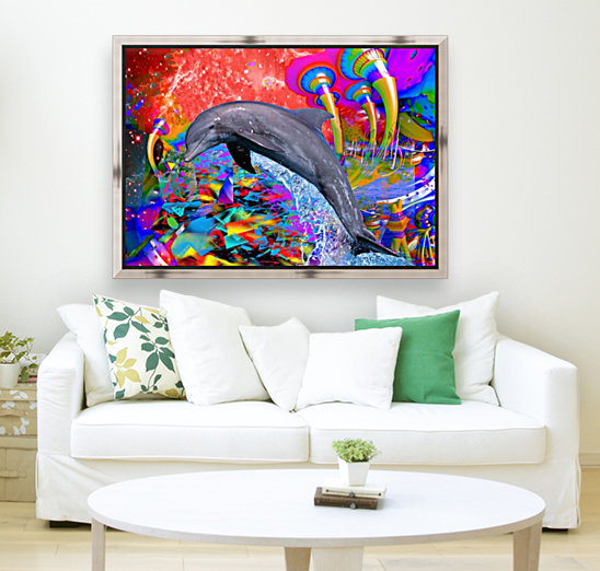 Dolphin Color Splash Reproduction