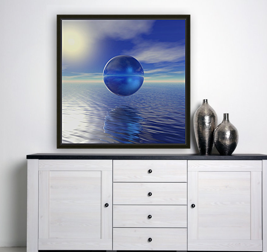 Abstract Blue Reproduction