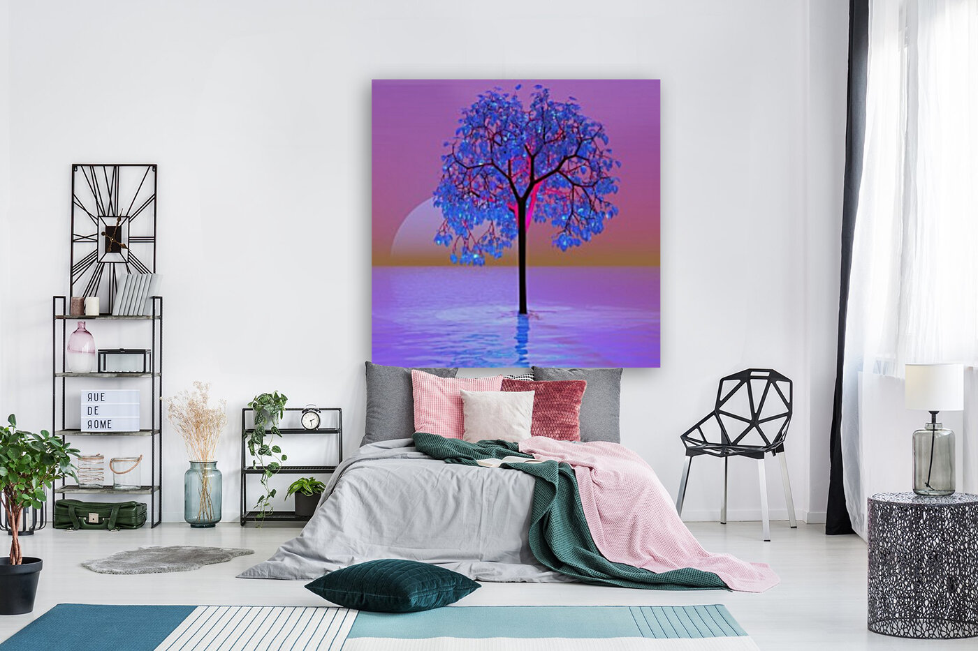 Tree Sunset Reproduction