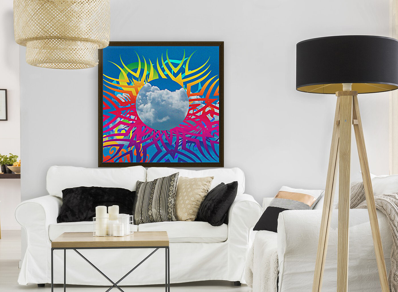 Abstract Clouds Reproduction