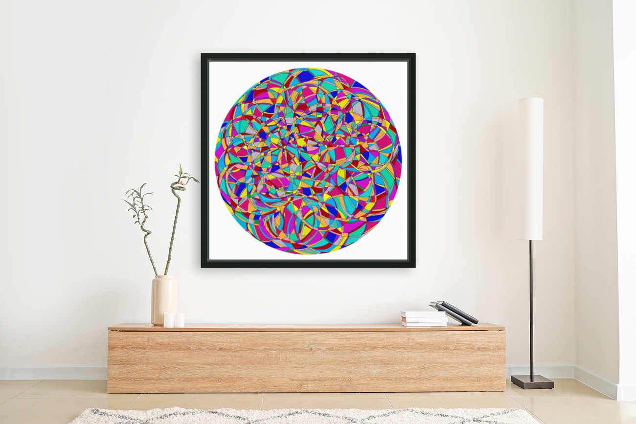 Hypnotic circles Reproduction
