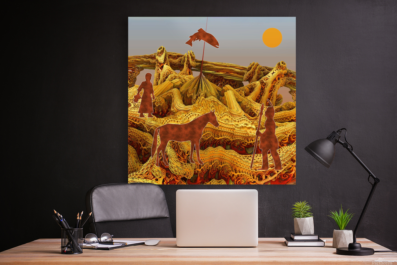 Golden Native Americans Reproduction