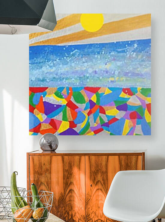 Sea Spray-Acrylic painting by Matthew Lacey
