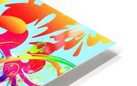 Psychedelic Skull HD Metal print