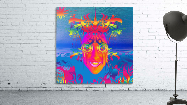 Psychedelic Fish Wall Preview