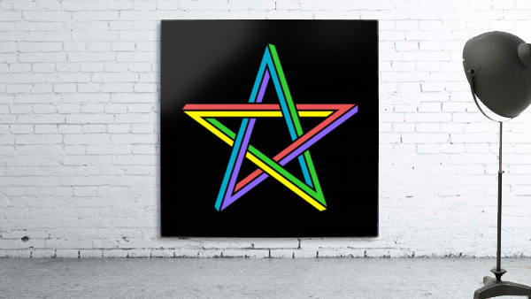 Otical illusion Star Wall Preview