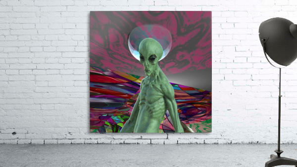 Alien Sunrise Wall Preview