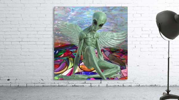 Alien with Wings Wall Preview