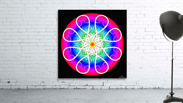 Abstract Flowers Wall Preview