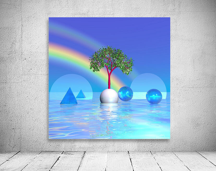 Rainbow Tree  Wall Preview