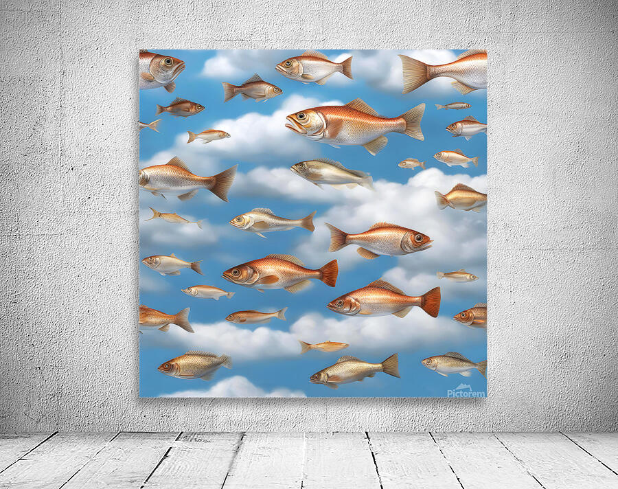 Raining Fish Wall Preview
