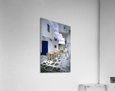 Santorini Eating Acrylic Print