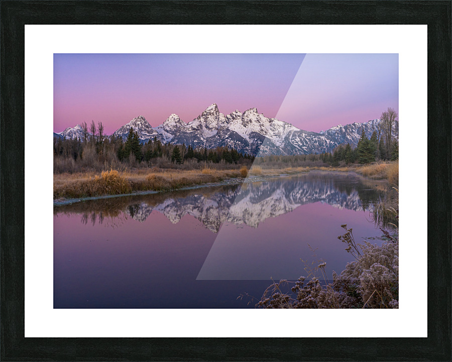 Before Sunrise Tetons Picture Frame print