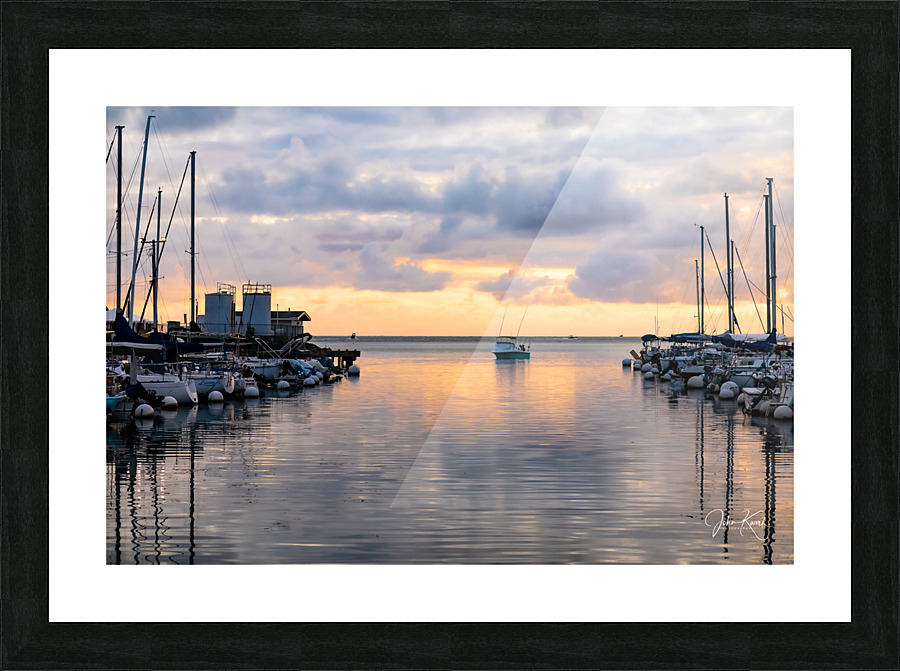 Harbor Days Picture Frame print