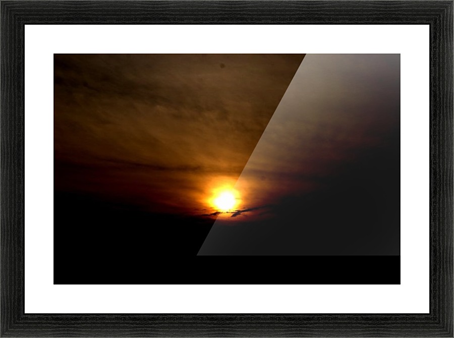 Sunset Picture Frame print
