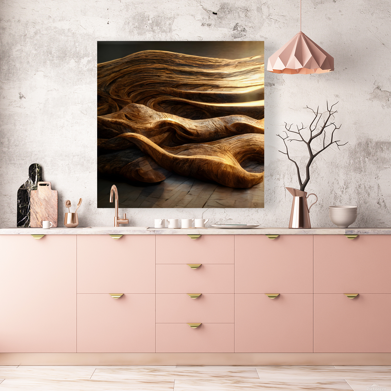 Wood waves 2 Reproduction