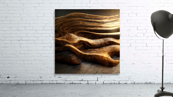 Wood waves 2 Wall Preview