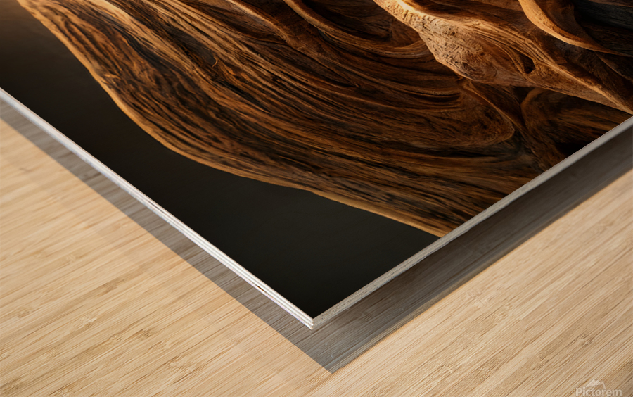 Wood waves 2 Wood print