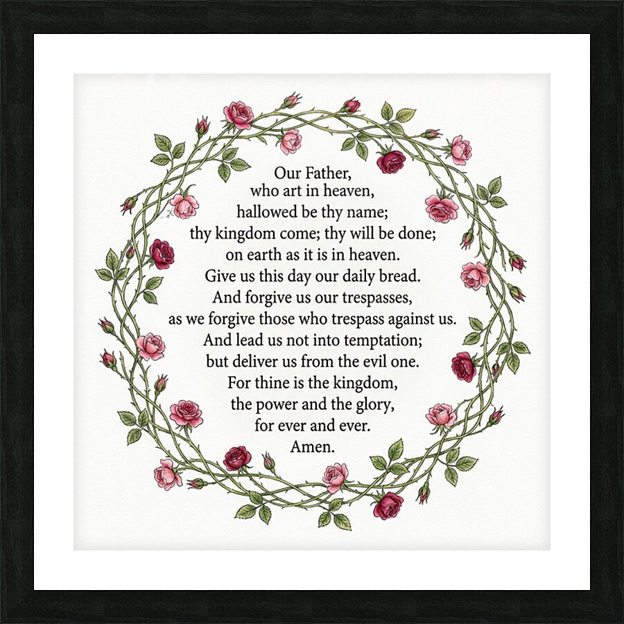 Lord s Prayer 2 Picture Frame print