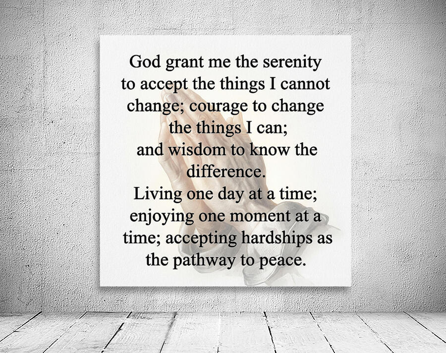 Serenity Prayer Wall Preview