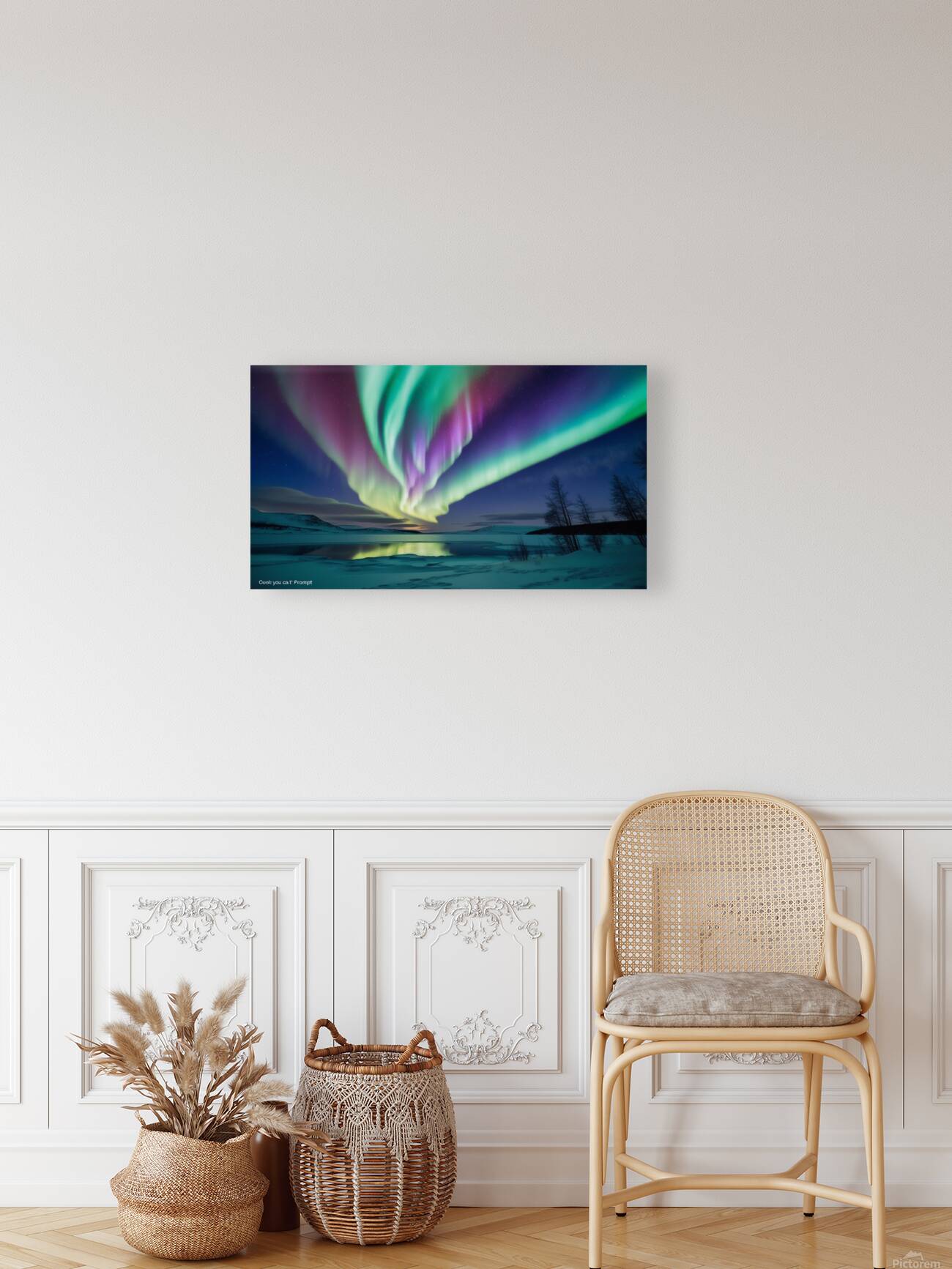 Celestial dance Aurora borealis  1 Reproduction