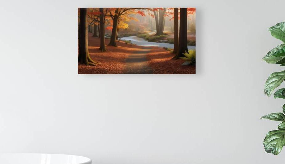 A peaceful scene of nature in autumn 1 by Amine Karaouzene
