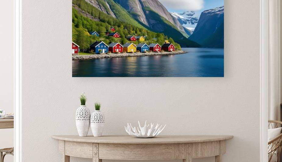 The Majestic Beauty of Norwegian Fjords 1 by Amine Karaouzene