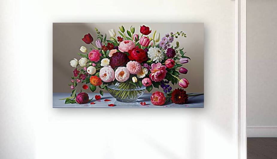 A Timeless Bouquet: Elegance in Bloom 1 by Amine Karaouzene