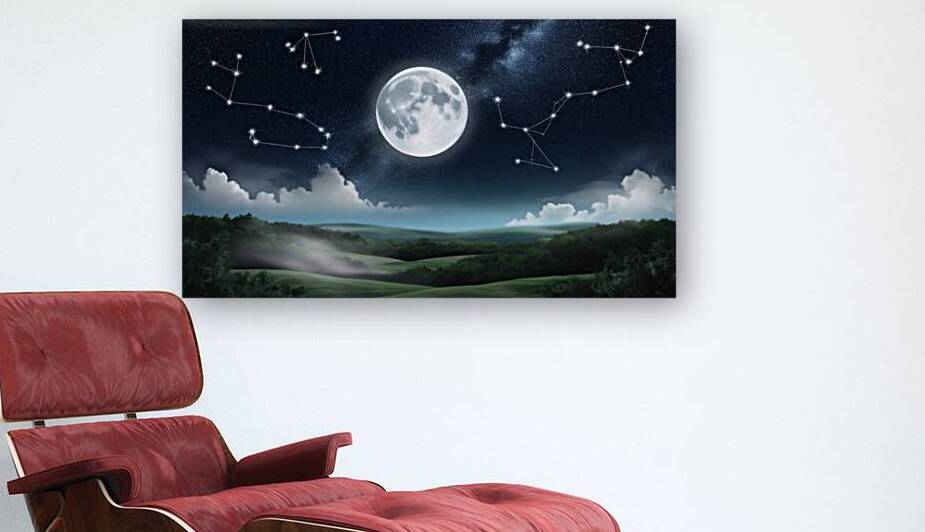 Celestial Serenity: A Night Under the Stars 1 by Amine Karaouzene