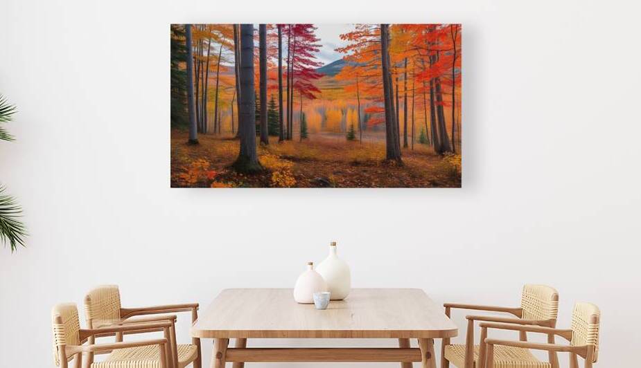 Autumns Embrace: The Tranquil Beauty of Northern Canada 1 by Amine Karaouzene