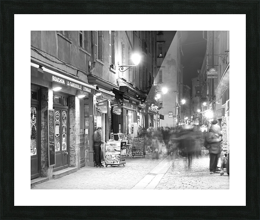 Ruelle de Lyon Picture Frame print