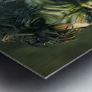 Emerald Fury Metal print