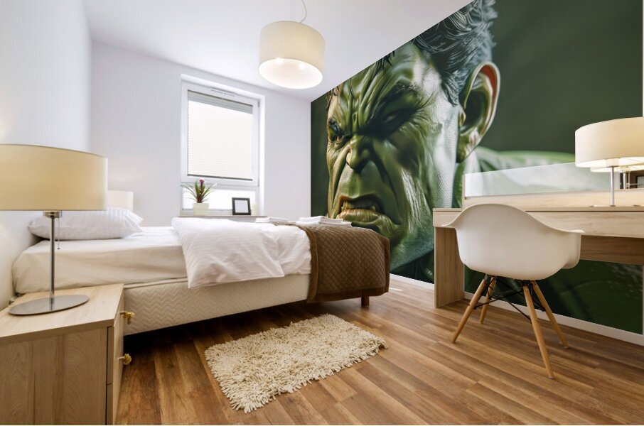 Emerald Fury Mural print