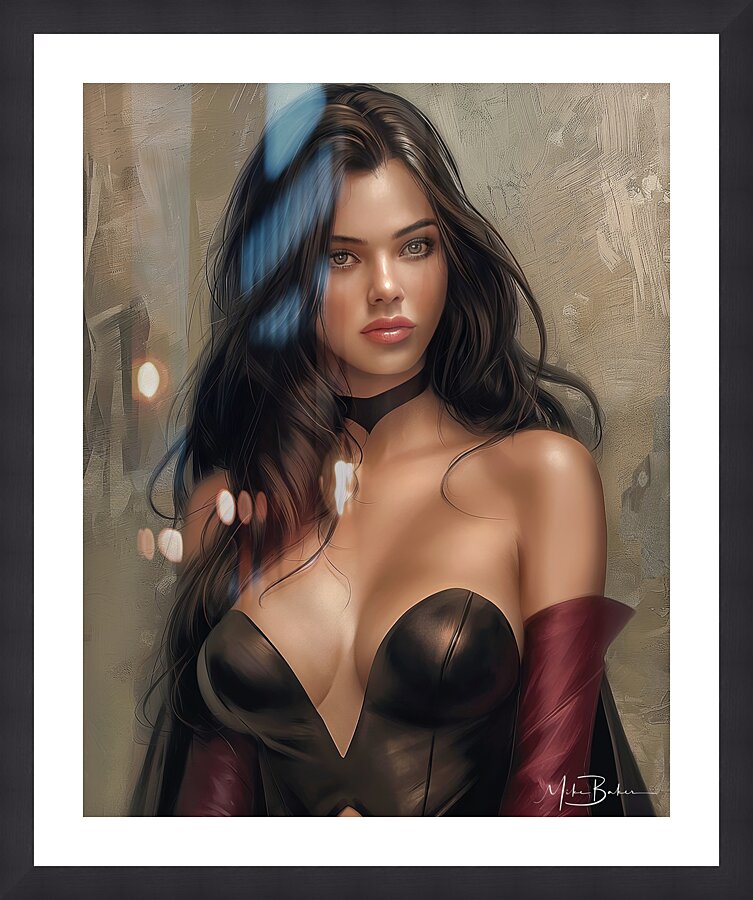 Crimson Vigil Picture Frame print