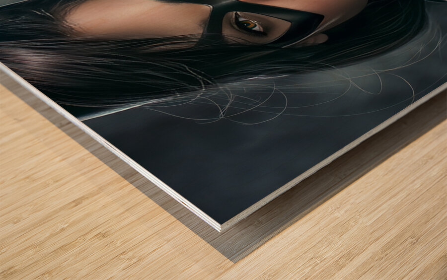 Feline Mystique Wood print