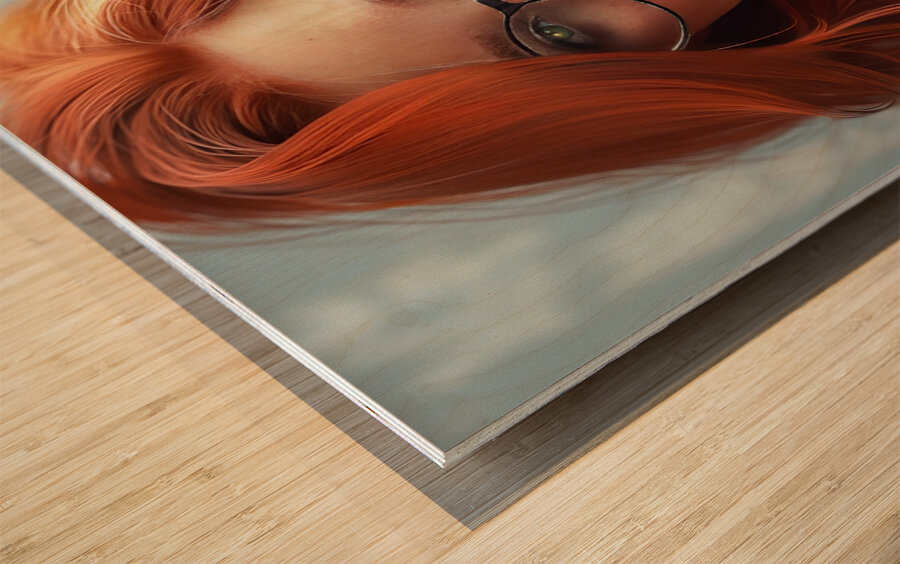 Nimble Nightshade Wood print