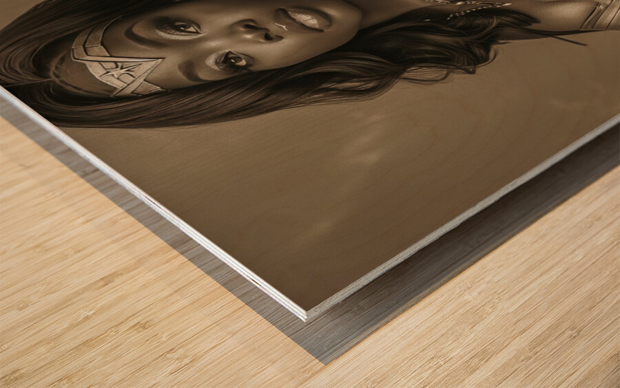 Heroes Among Us 20 Wood print